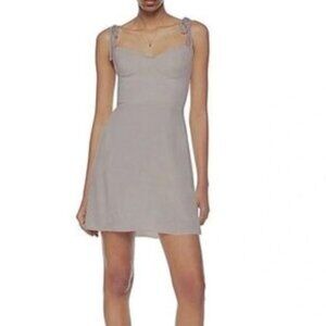 Wilfred Tie-Shoulder Mini Dress